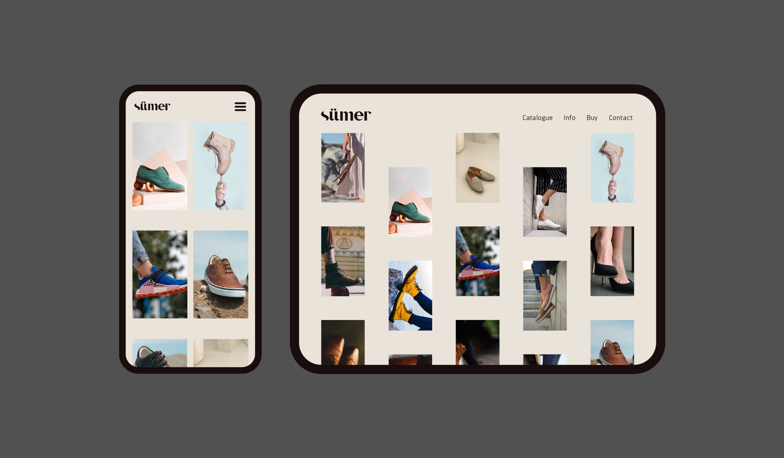 Sümer - web design