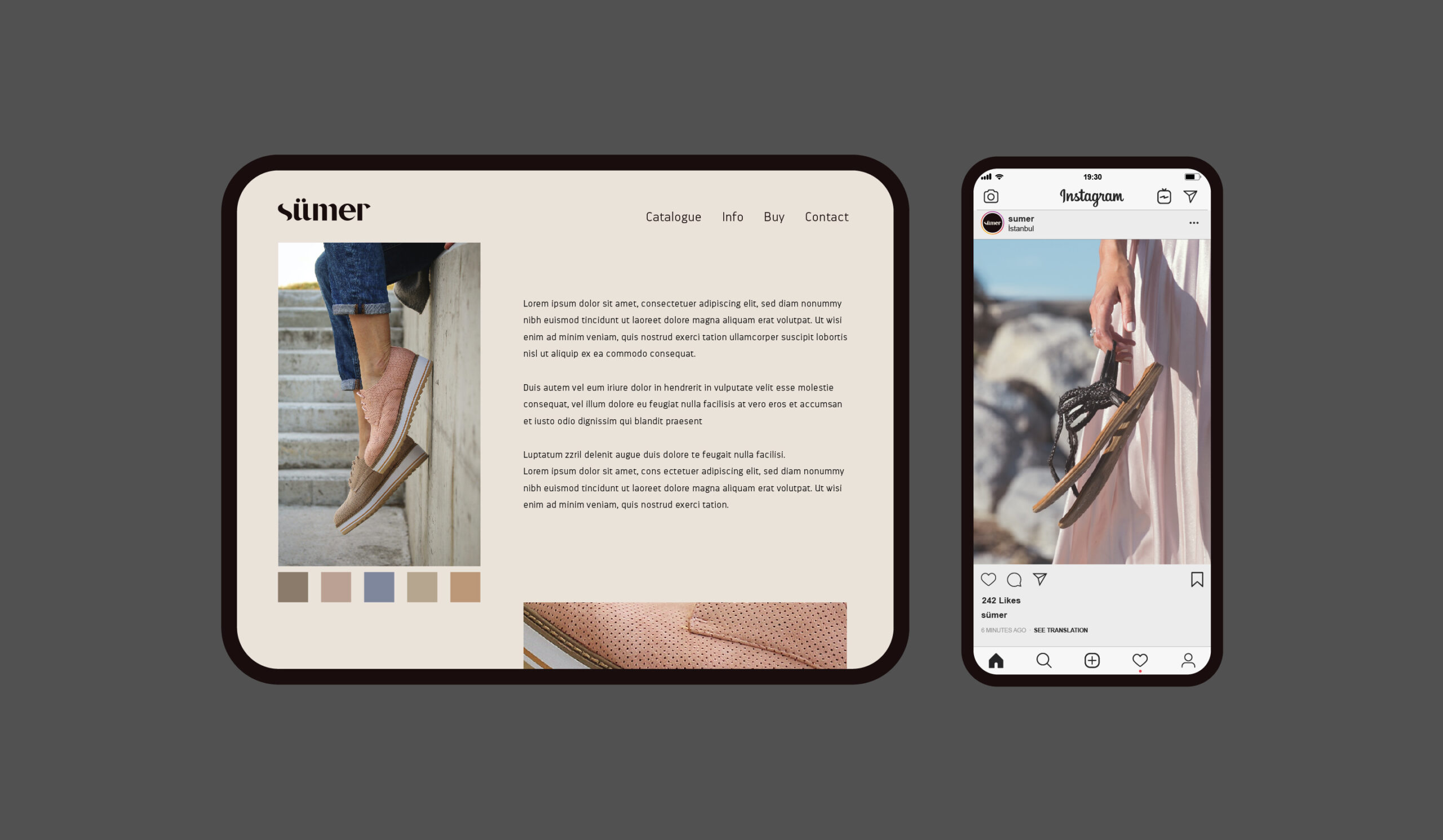 Sümer - web design