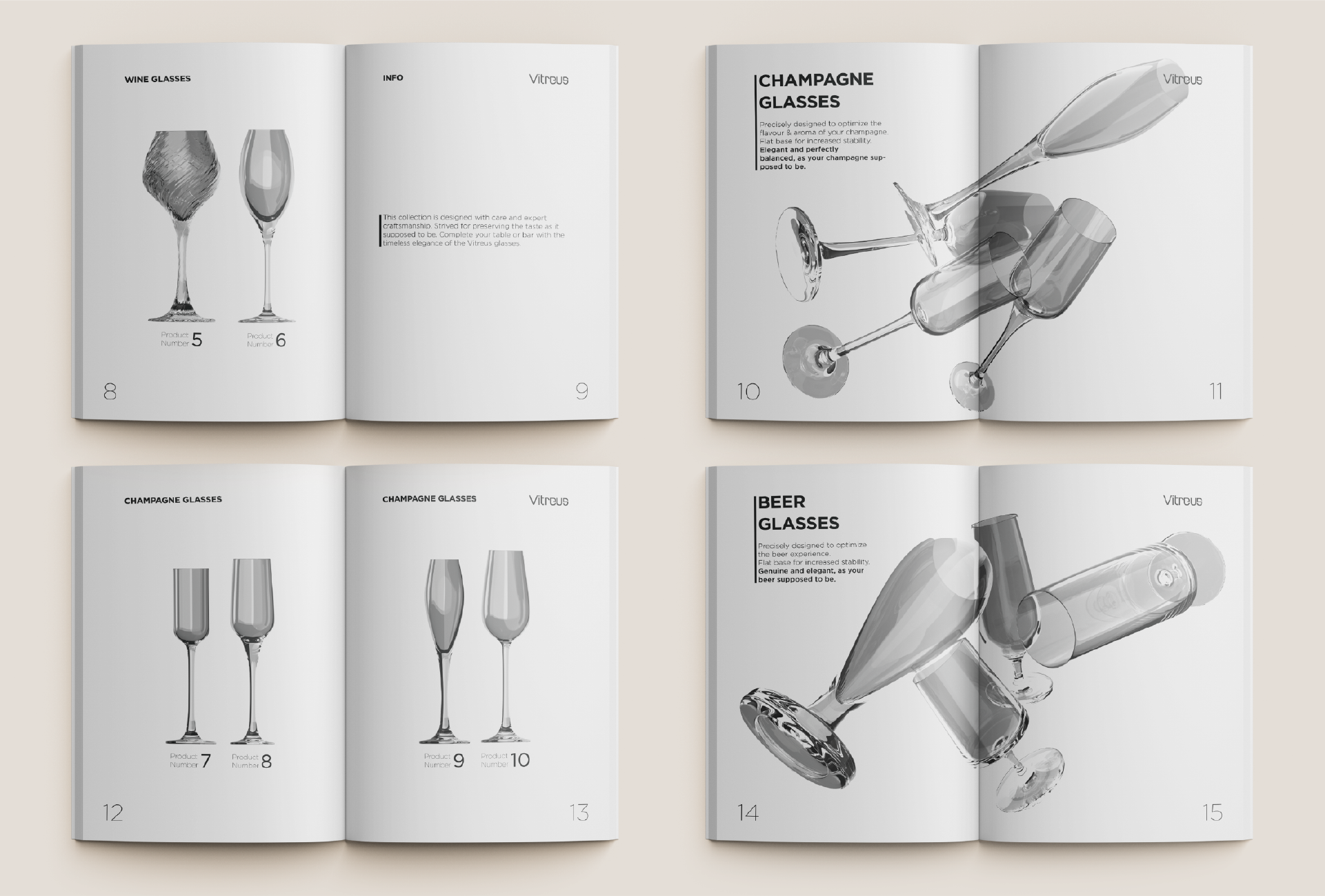 Vitreus Glassware - booklet