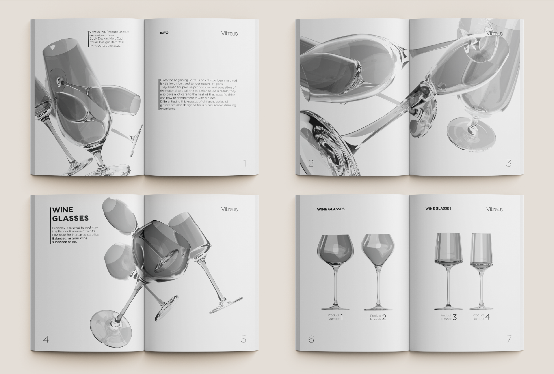 Vitreus Glassware - booklet