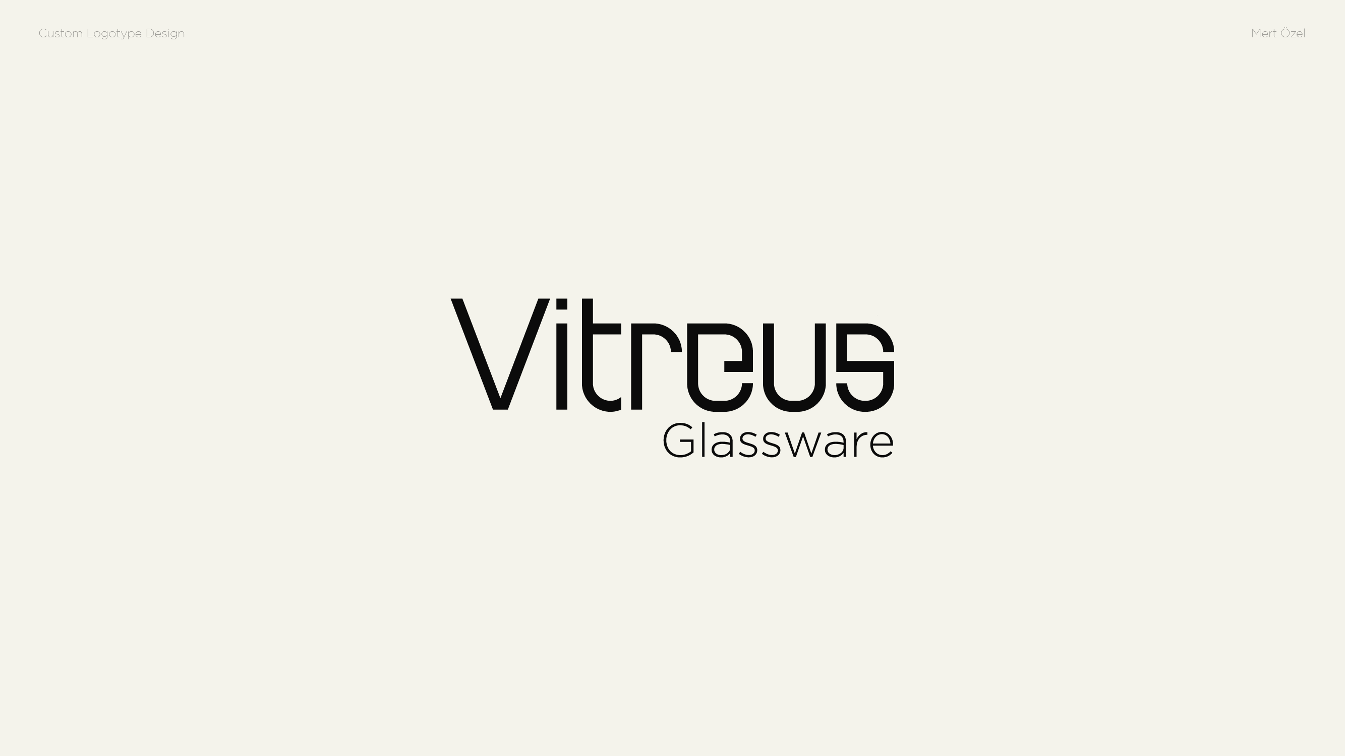 Vitreus Glassware logo