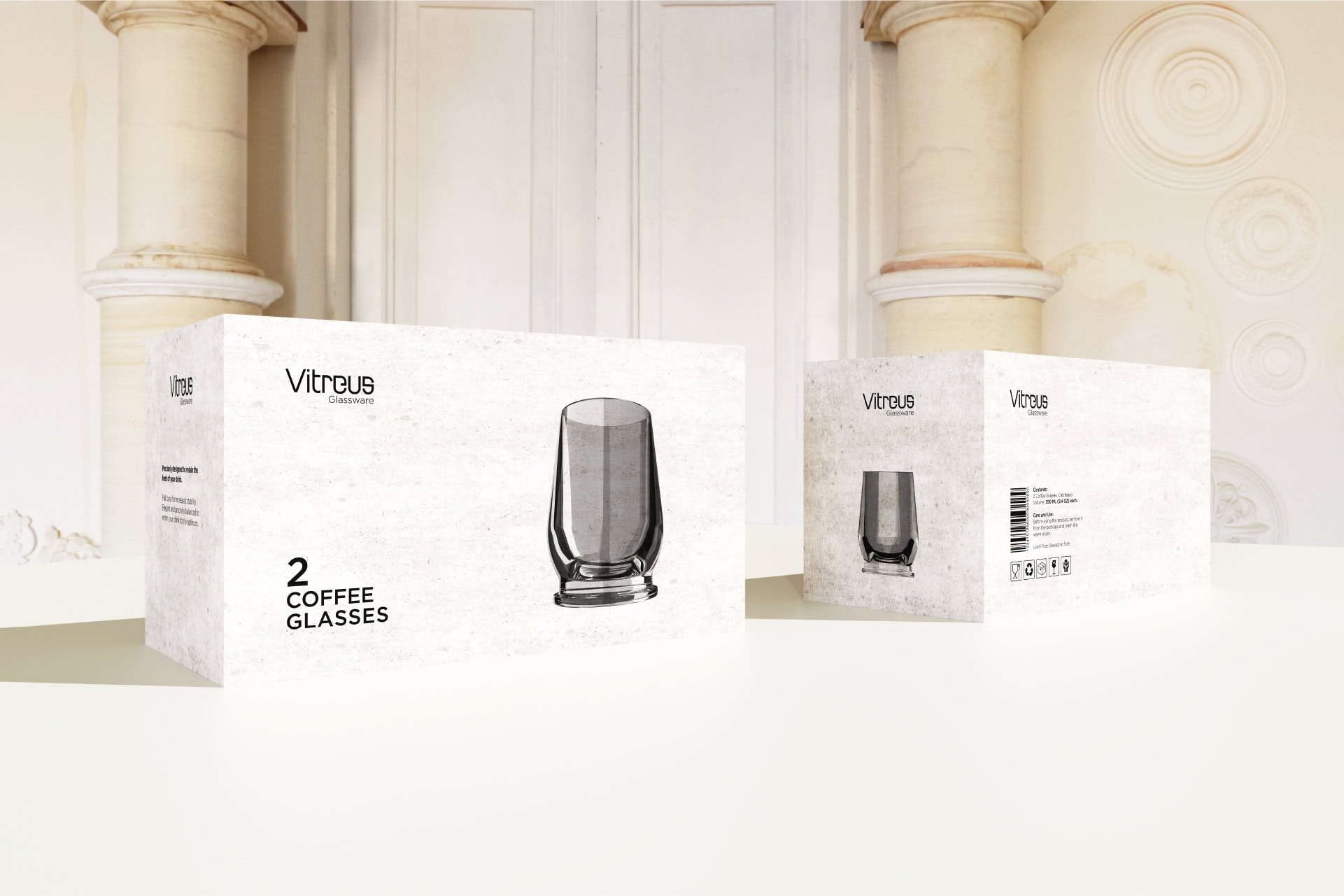 Vitreus Glassware - coffee packaging