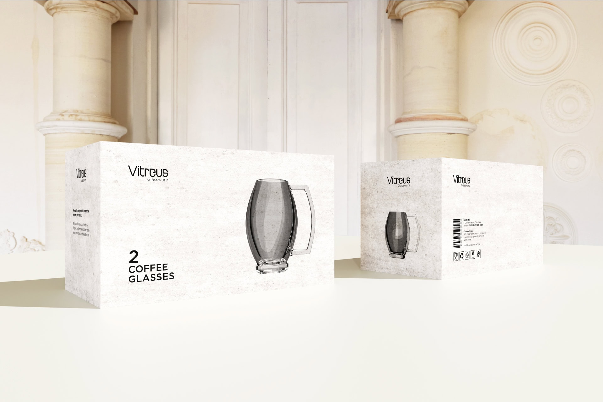 Vitreus Glassware - coffee packaging