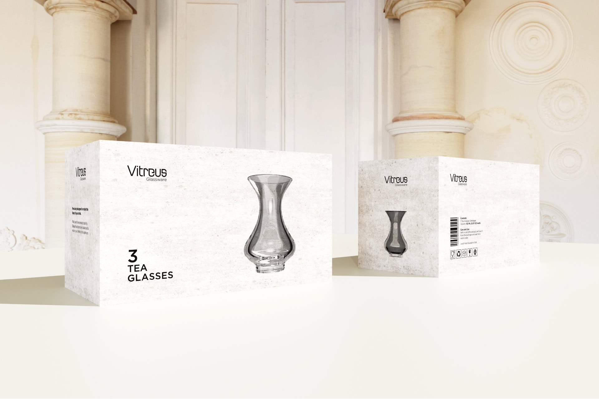 Vitreus Glassware - tea packaging
