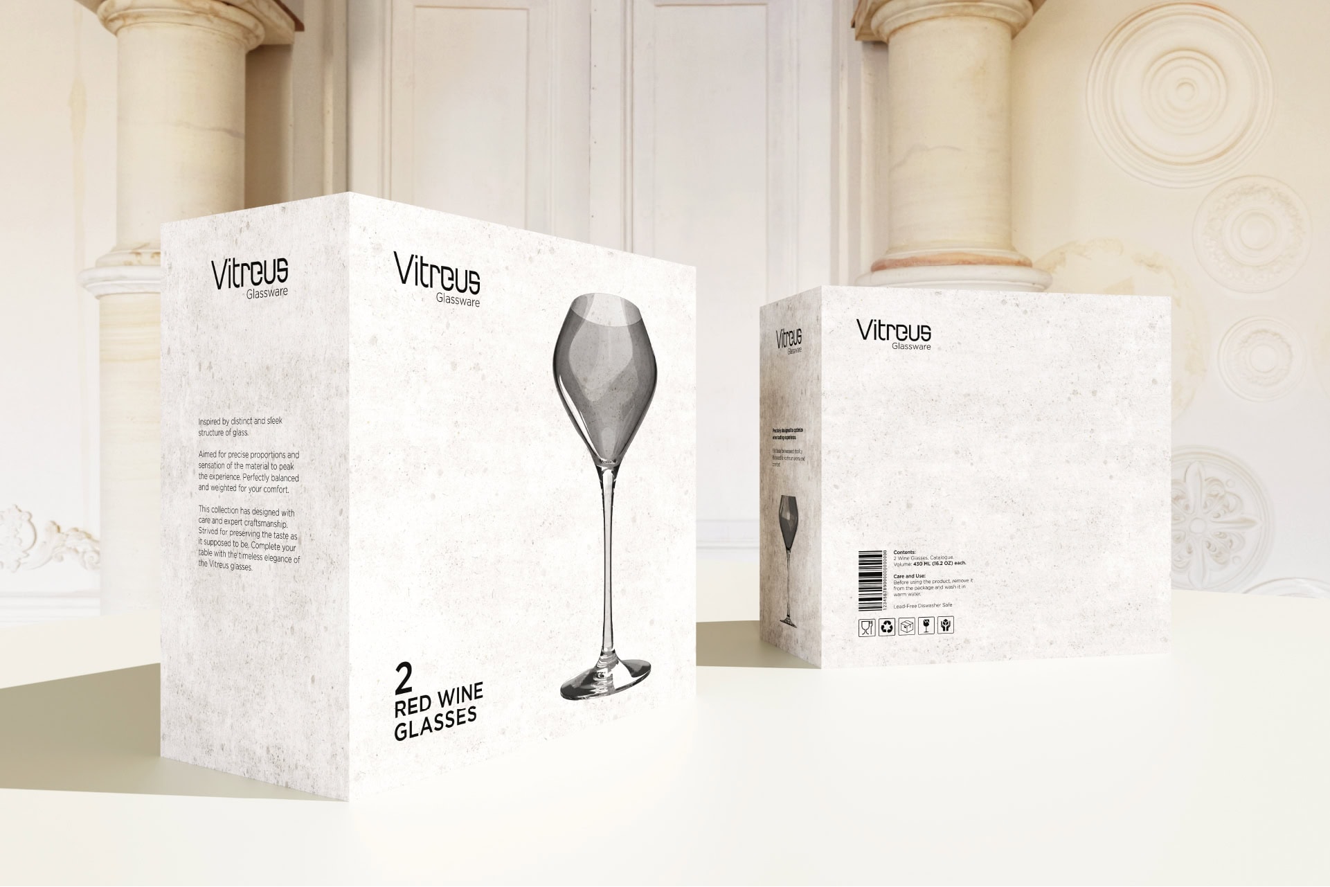 Vitreus Glassware - wine packaging