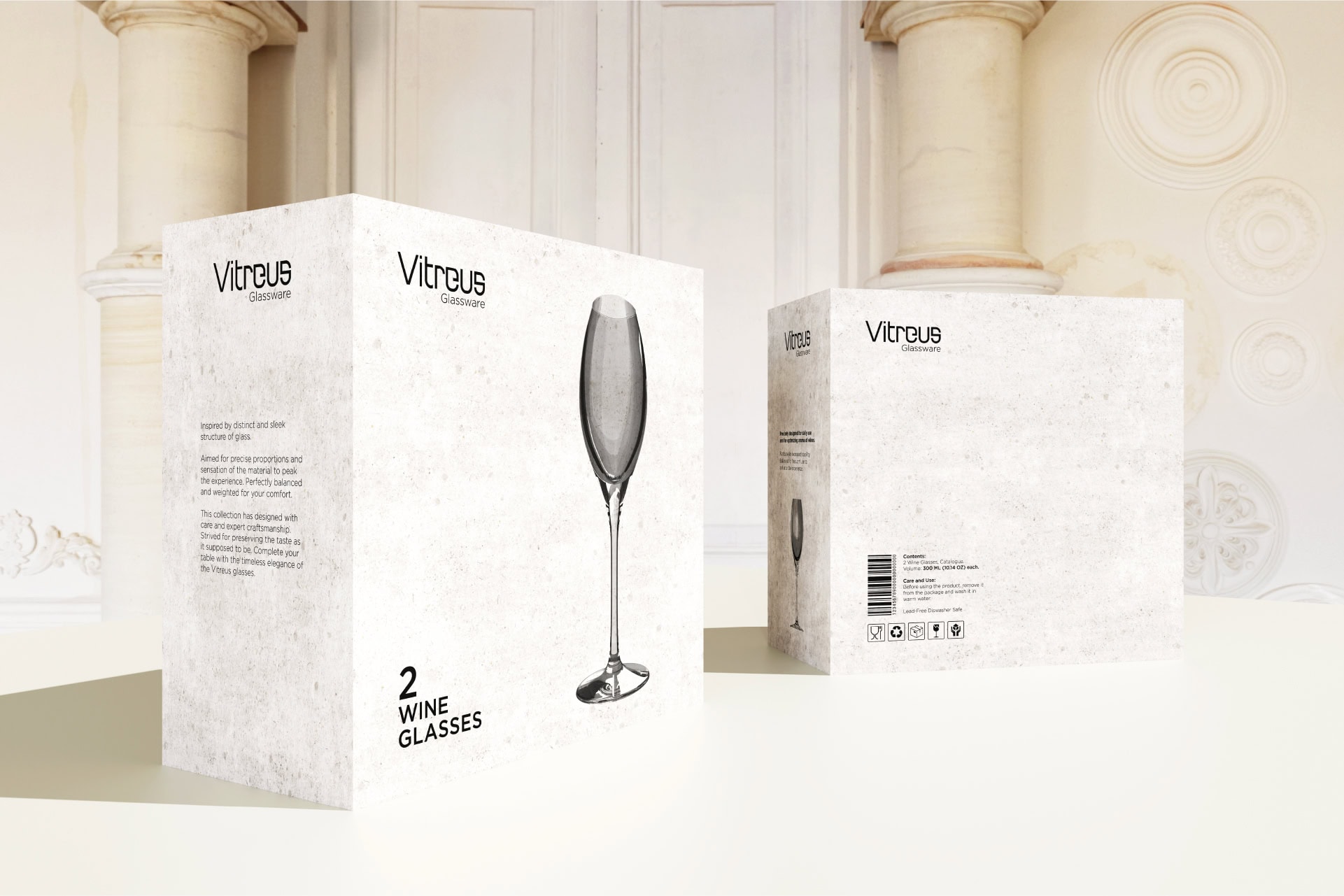 Vitreus Glassware - wine packaging
