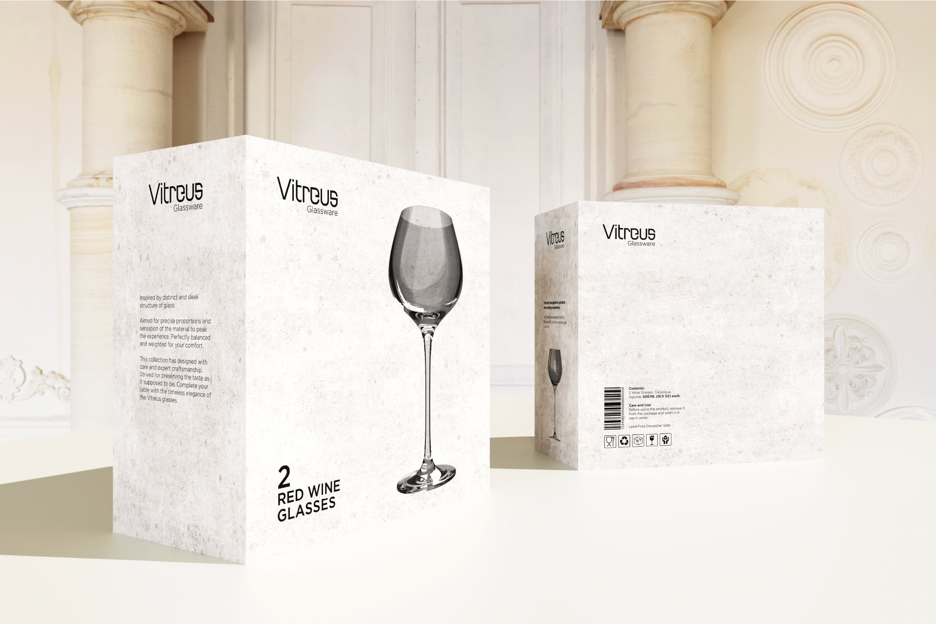 Vitreus Glassware - wine packaging