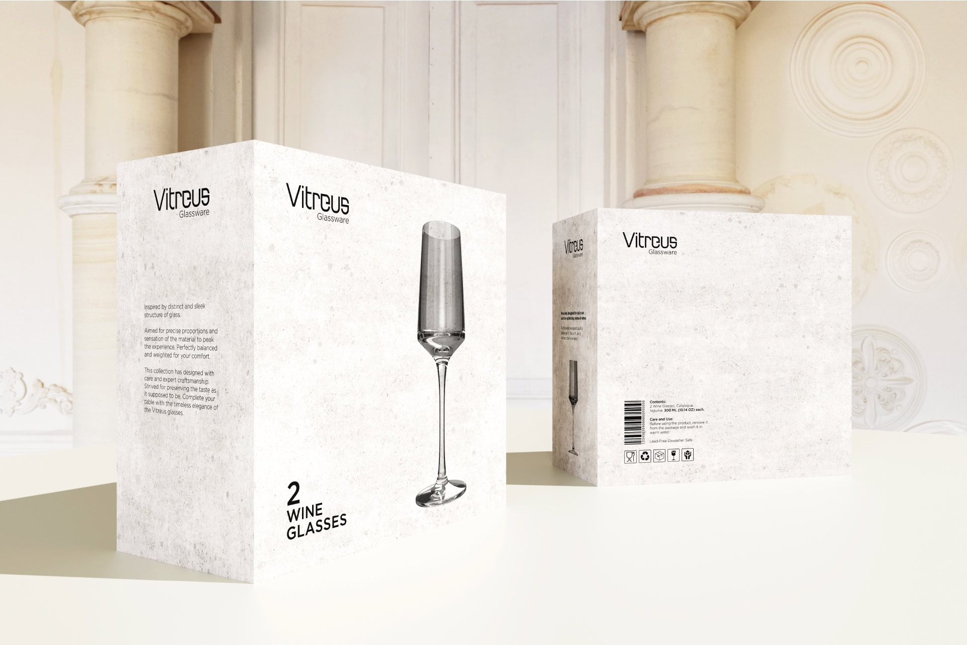 Vitreus Glassware - wine packaging
